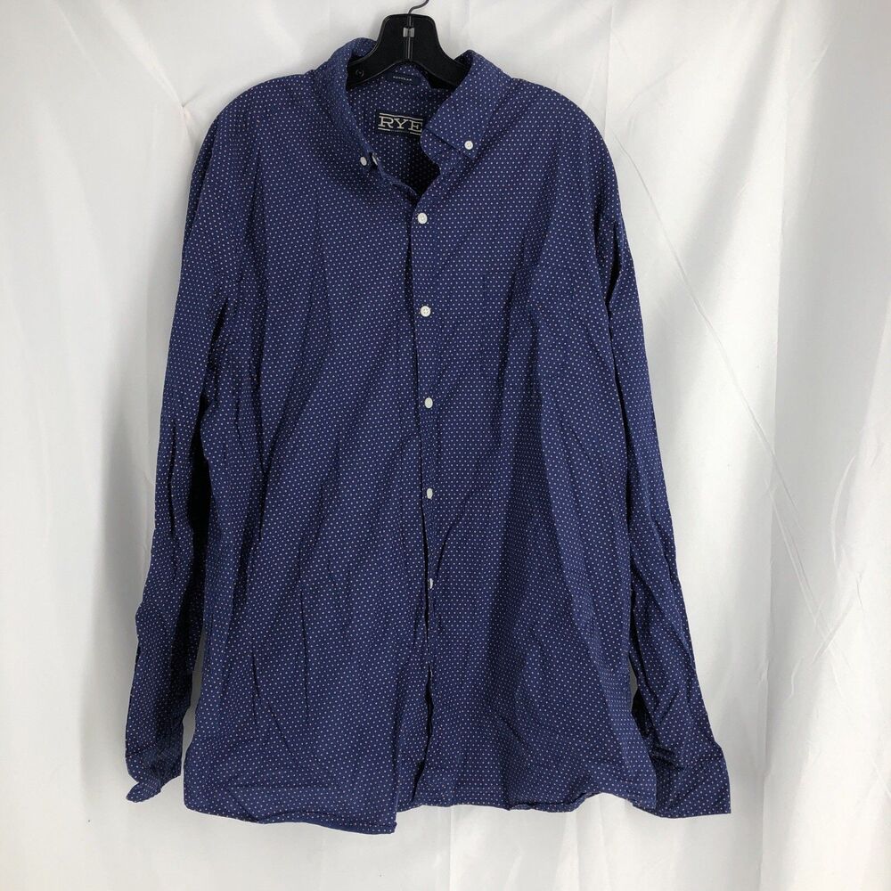 Mens Hawker Rye Button Down Shirt - Long Sleeve - Size XXL Tall